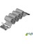 Apple Watch 38,40,41(42MM10.NESIL) Hasır Örgü Metal Kordonkayış1/2/3/4/5/6/se/7/8/9/10/ultra/ultra2 2