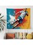 Pop Art Futbol Oyuncu Duvar Örtü - %100 Pamuk Sırt, Canlı Süblimasyon Baskı, Yatak Odası, 3