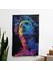 Neon Rönesans Duvar Örtüsü - %100 Pamuk Sırt, Polyester Ön - Canlı Renkler, Hafif Modern 1