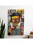 Basquiat Başyapıtları Baskılı Duvar Örtüsü - %100 Pamuk Sırt, Canlı Renkler - Yatak Odası, 1