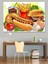 Fast Food Yiyecekler Dekoratif Kanvas - Mdf Ahşap Tablo 4