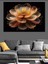 Lotus Çiçeği Dekoratif Kanvas - Mdf Ahşap Tablo 4