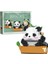 Ulusal Hazine Dev Panda Huahua Menglan Guolai Çizgi Film Bebeği Yapı Taşları Eğitici Montaj Oyuncak (Yurt Dışından) 1