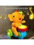 Evrensel Işık Işık Müzik Davul, Askıya Alma, Üfleme Topu Bebek Fil Oyuncak (Yurt Dışından) 4