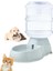 Otomatik Su Dağıtıcı Büyük Kapasiteli Pet Besleyici Küçük Köpek Maması Kase Kedi Besleyici Içme Kase Evcil Hayvan Besleme Içen Su Kase Renk: Evcil Hayvan-Gri (Yurt Dışından) 1