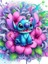 Disney Stitch Sayılarla Boyama Karikatür Çerçeveli Boya Seti Yetişkinler Için Çiçek Çizimi El Boyaması Dıy Hediye Renk: SZEV-4072 / Boyut (Cm): 50X65CM Çerçeve Yok (Yurt Dışından) 1