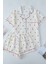 Özel Örme Kumaş Baskılı Kısa Kollu Şortlu Pijama Takımı 1