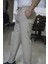 Manjogger Gofre Jogger Pantolon Bej 2