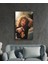 Kıvırcık Kadınlar Cam Tablo Curly 2