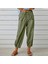 Pantolon Beli Lastikli Bağcıklı Keten Günlük 1