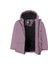 Kız Çocuk Lila Içi Kürklü Su ve Rüzgar Geçirmez Kapüşonlu 3 Cep Kışlık Mont & Kaban & Parka 2