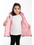 Kız Çocuk Içi Polarlı Kapüşonlu Penguen Şeker Desenli Kışlık Şişme Mont & Kaban & Parka 3