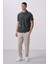 Taş Standart Fit Dokuma Hafif Esnek Chino Pantolon - 82175 3
