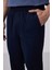 Lacivert Standart Fit Dokuma Hafif Esnek Chino Pantolon - 82175 3