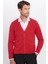 Slim Fit Düz Pamuk Erkek Hırka 4