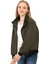 Kadın Haki Dik Yaka Su ve Rüzgar Geçirmez Oversize Crop Mevsimlik Yağmurluk Rüzgarlık Rys-Y-30 3