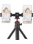 Çift Telefon Tutuculu Masaüstü Tripod - Vlog ve Canlı Yayın Kiti (Yurt Dışından) 5