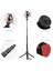 2'si 1 Arada Ayarlanabilir Kumandalı Sie Çubuğu Tripod 64CM Telefon Vlog (Yurt Dışından) 4