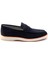 Lacivert Leather Erkek Loafer Ayakkabı E01054184802 1
