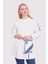 Ekru Şerit Aksesuar Detaylı Sweat 1