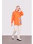 Oranj Şerit Aksesuar Detaylı Sweat 2