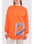 Oranj Şerit Aksesuar Detaylı Sweat 5