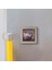 Baykuşlar ve Kız Baskılı Mdf Magnet 7x7 3