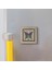 Kelebek Deseni Baskılı Mdf Magnet 7x7 3
