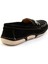Siyah Leather Kadın Loafer Ayakkabı K01028130601 3