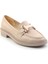 Bej Kadın Loafer Ayakkabı K01216100009 2
