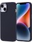 iPhone 14 Kılıf Magsafe Şarj Özellikli Karbon Fiber Görünümlü Zore Nekst Kapak - Siyah 1