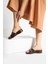 Pierre Cardin Dorothy Kadın Kahve Terlik 4