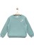 Kız Çocuk Yeşil Sweatshirt Papatyalı - Kız Çocuk Giyim 1