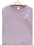 Kız Çocuk Papatyalı Lila Sweatshirt - Şık Kız Giyim 2