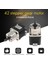 42 Planet Stepper Dişli Motoru 17HS4401S-PG518 H40MM 5.18 Redüksiyon Oranı Hibrit Iki Fazlı Redüktör Motoru (Yurt Dışından) 4