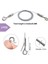4 Paket Ayarlanabilir Resim Asma Teli Ağır Hizmet Tipi 50 Lbs Asma Donanımı, 2m x 1,5mm Paslanmaz Çelik Tel Halat (Yurt Dışından) 4