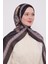 Siyah-Mor Etnik Desen Sport Şal 2
