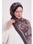 Açık Kahve Sarmal Etnik Sport Şal 3