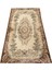 El Dokuma Eskitme Isparta Halısı 120 x 206 Vintage Kahve Krem Halı 1