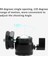 Metal Küçük Kafa Kamera Tripod Aksesuarları Evrensel Küre Kafa Dolgu Işığı Braketi Mini Evrensel (Yurt Dışından) 5