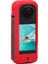 Insta 360 One X3 Kamera Için Vücut Silikon Kılıf Kapak Koruyucu Anti-Scratch Silikon Kılıf Kırmızı (Yurt Dışından) 2