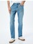 Normal Bel Düğmeli Pamuklu Straight Fit Kot Pantolon - Mark Jean 3