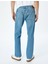 Normal Bel Düğmeli Pamuklu Straight Fit Kot Pantolon - Mark Jean 4