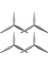 Hqprop 2 Çift 11X4.5X3 11 Inç Cw Ccw 3 Kanatlı Güçlendirilmiş Naylon Pervane Fpv Pervane (Yurt Dışından) 1