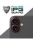 iPhone 16 / 16 Plus Için Ipg Prolens Kamera Lens Koruyucu Alüminyum CD Çerçeveli, Kırılmaz Cam, Ultra Hd 2