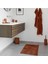 Fayans Banyo Paspası Terracotta Rengi Pamuk 50 x 80 cm 3