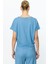 Sıfır Yaka Beli Pileli Bluz 56307 3
