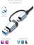 Usb-C Hub 4in1 Dönüştürücü - 2 Usb, 2 Type-C Port, Metalik Usb-C Çoklayıcı Plus&play 2