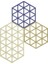 Triangles Tencere Altlığı 3'lü Çok Renkli 16 x 14 x 0.9 cm 5
