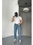 Erkek Basic Boyfriend Kalıp Yıkamalı Kot Pantolon Jean 1